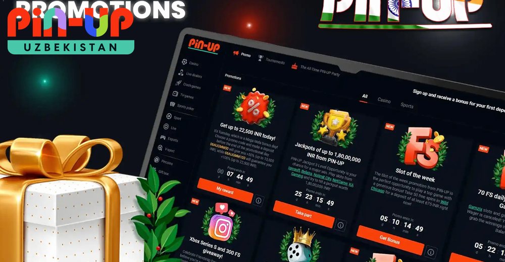 Pinup Uzbekistan Online xush kelibsiz bonus va bepul aylanishlar