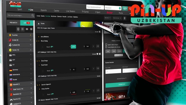 Sport bonusi — Pin Up online kazino